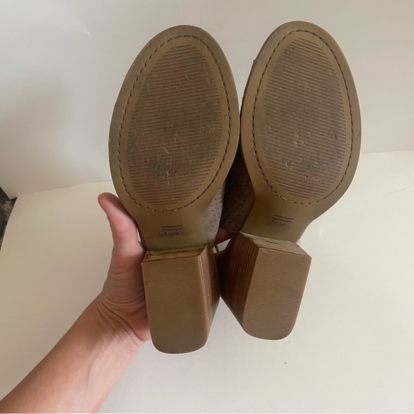 Toms Grenada Sandal Bootie Peep Toe Women’s Size 8 - Picture 8 of 11